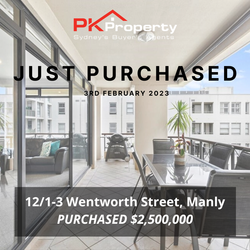 Image for post PK Property Just Purchased 12/1-3 Wentworth Street, Manly!