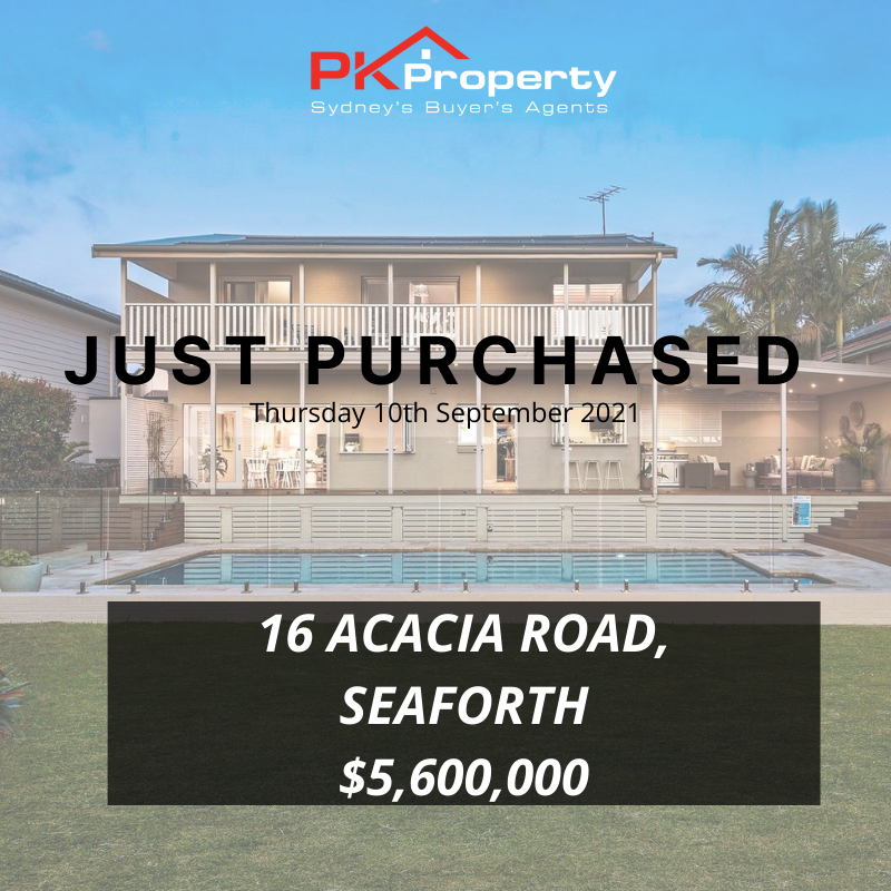 Image for post PK Property Just Purchased 16 Acacia Road, Seaforth 