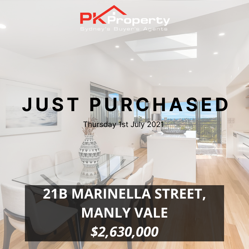 Image for post PK Property Just Purchased 21B Marinella Street, Manly Vale 