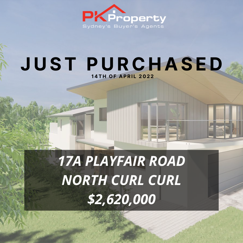 Image for post PK Property Just Purchased - 17a Playfair Road, North Curl Curl