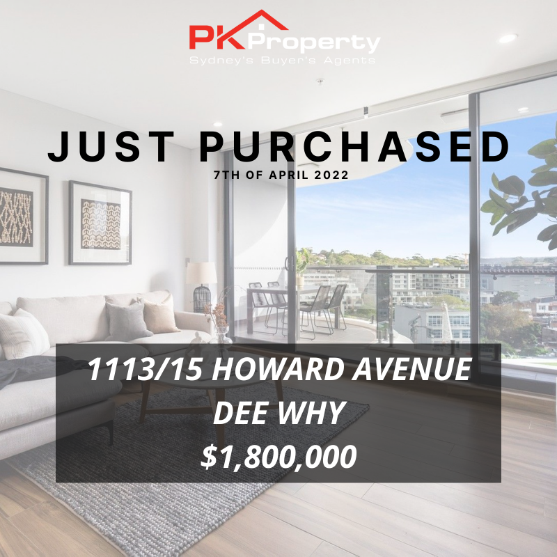 Image for post Pk Property Just Purchased 1113/15 Howard Avenue, Dee Why 