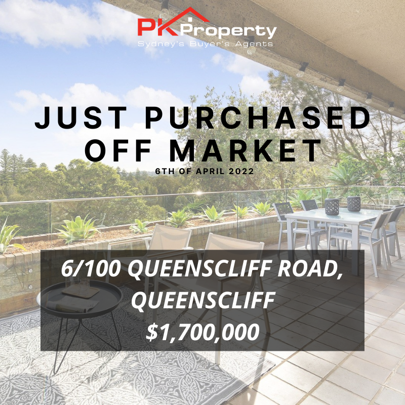 Image for post PK Property Just Purchased 6/100 Queenscliff Road, Queenscliff